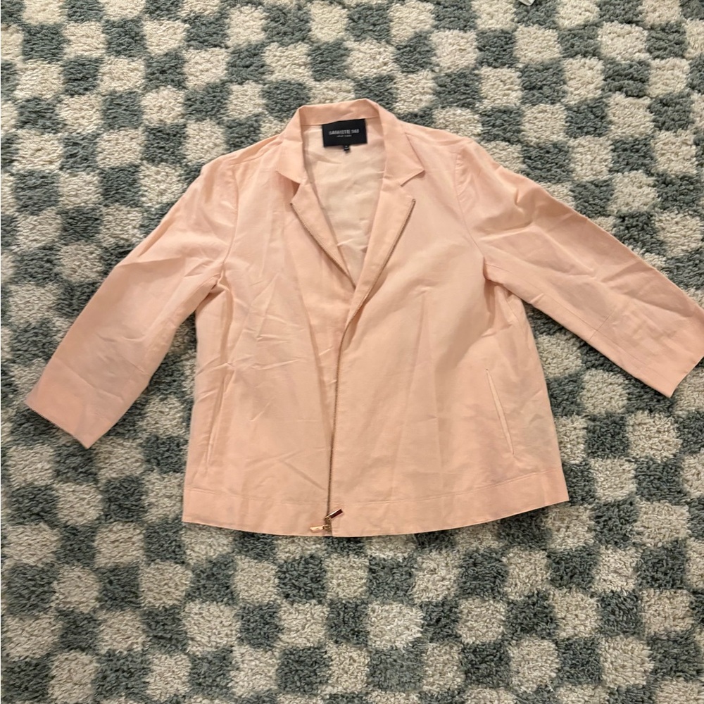 Lafayette 148 New York Blush Pink Blazer